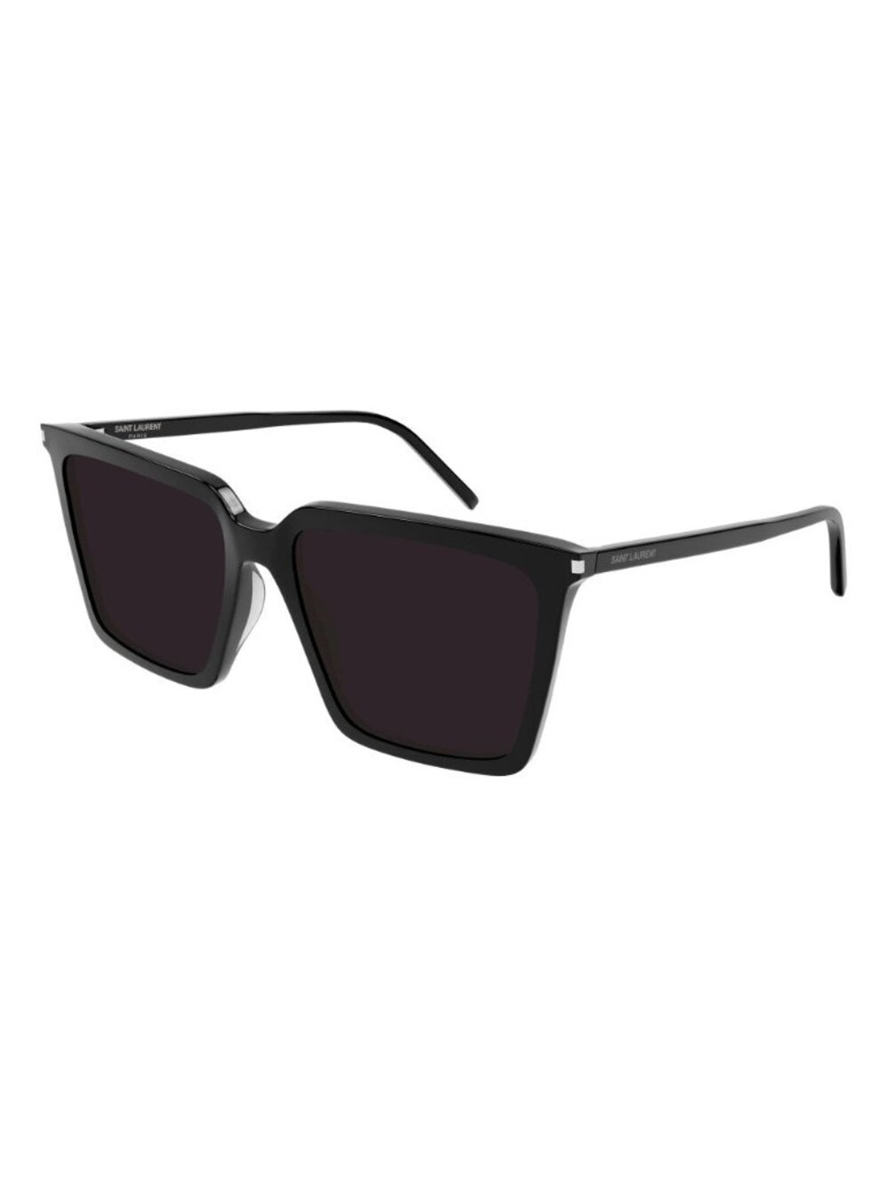 New Saint Laurent Unisex Sunglasses Black Square Multicolor Lens Acetate Frame
